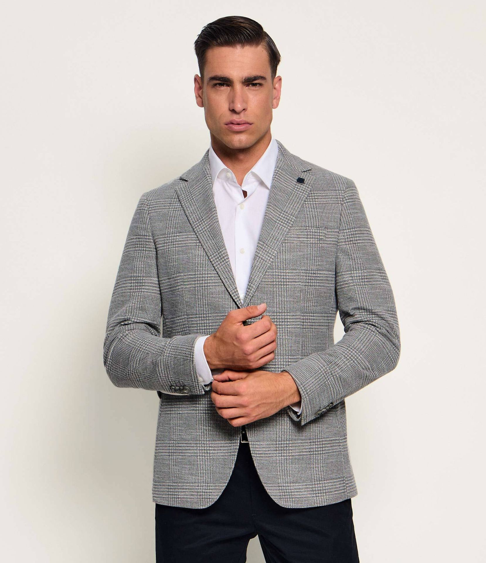 Hechter Paris Marynarka Modern fit stretch