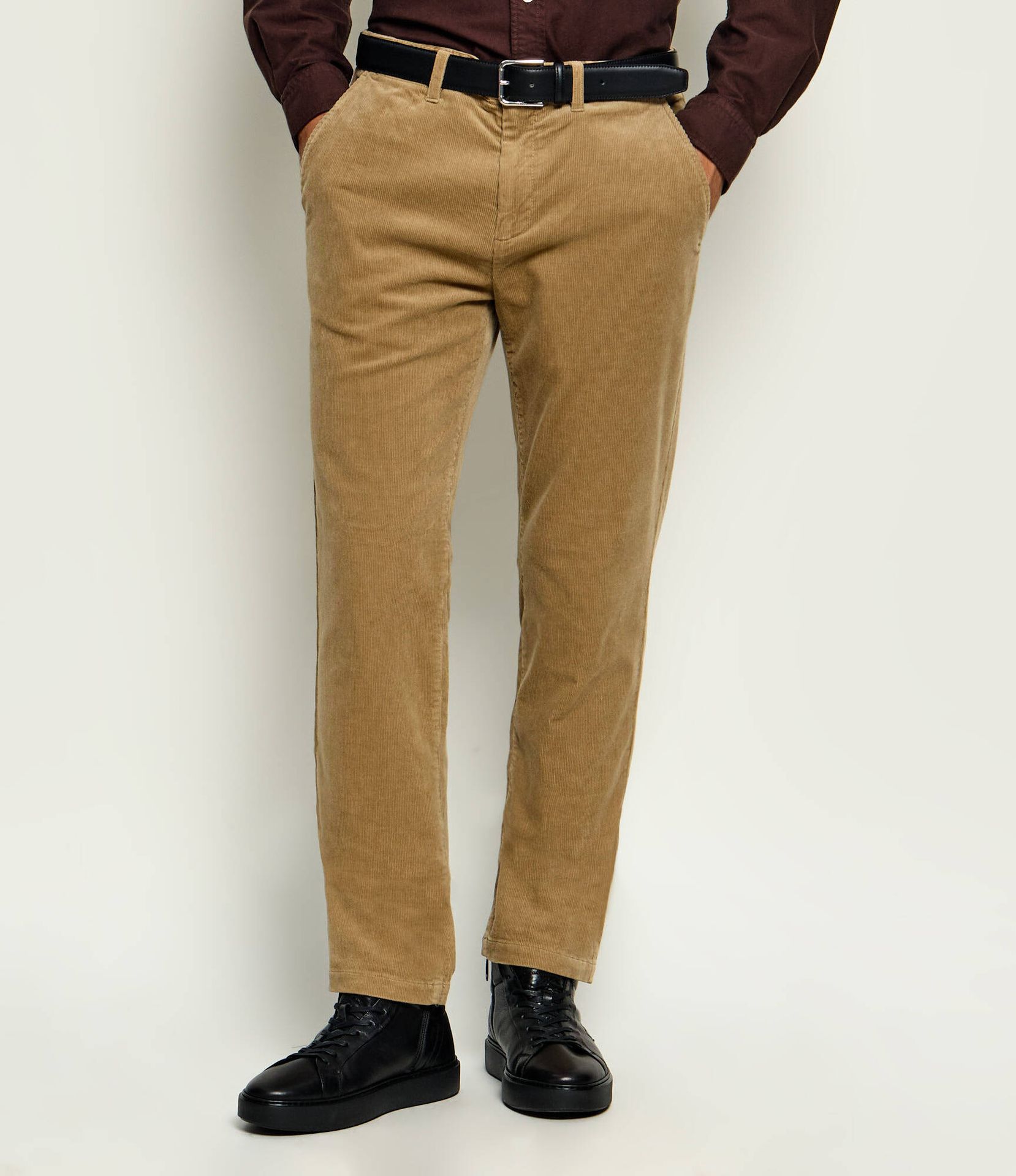 Gant Spodnie chino Cord Regular Fit sztruks