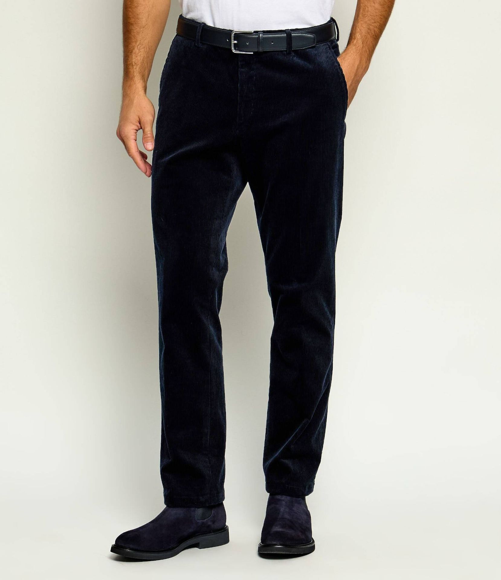 Oscar Jacobson Spodnie chino Dandy Regular Fit sztruks