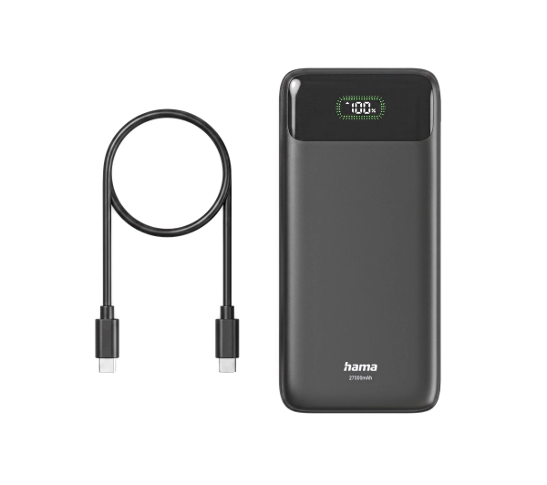 Hama PD27 2C 1A 27000mAh 65W Czarny