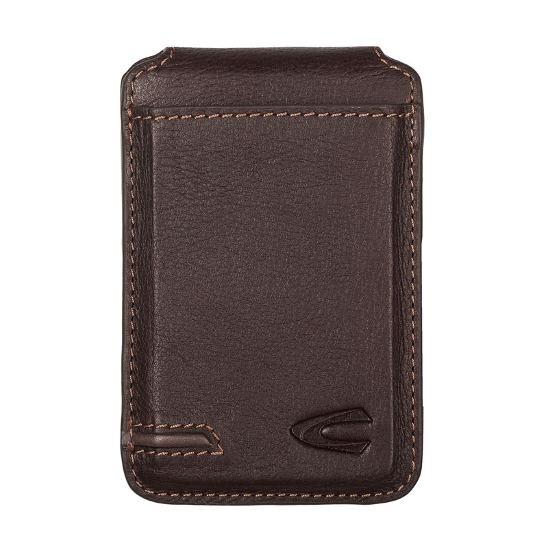 Skórzane etui magnetyczne na do telefonu na Karty i Dokumenty CAMEL ACTIVE Brązowe RFID