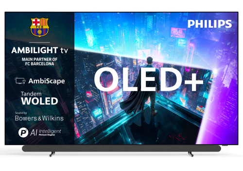 Philips Ambilight OLED+ Bowers & Wilkins AmbiScape 65” 65OLED911