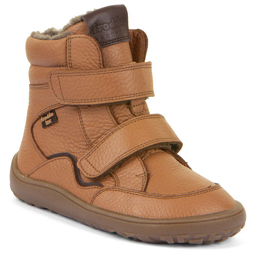 Dziecięce buty zimowe Frodo Barefoot Tex Winter Cognac Rozmiar butów (UE): 29 / Kolor: jasnobrązowy