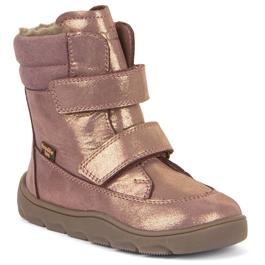 Dziecięce buty zimowe Frodo Barefoot Zeru Tex Winter Pink/Gold Rozmiar butów (UE): 26 / Kolor: różowy/żółty