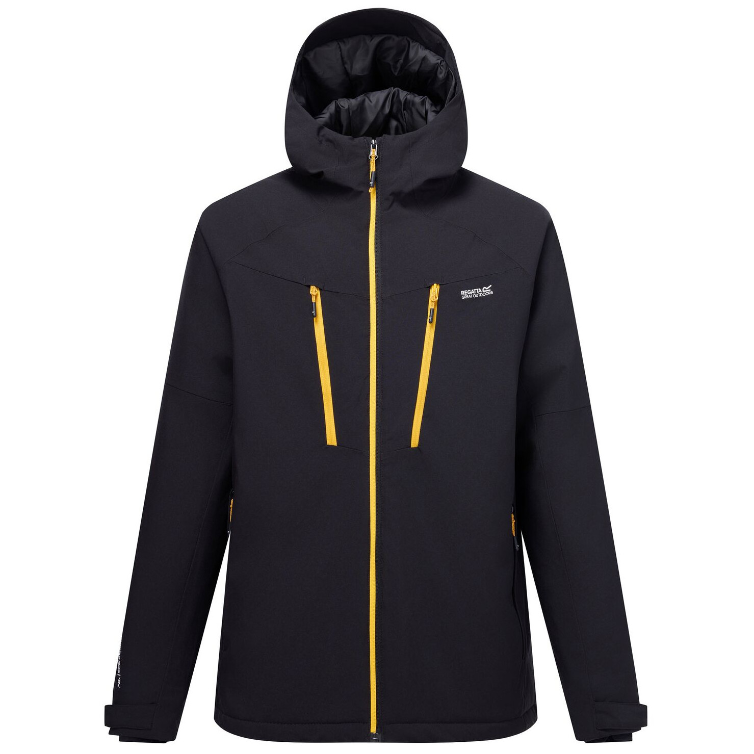 Kurtka zimowa męska Regatta Highton Stretch Padded Jacket Rozmiar: M / Kolor: czarny/żółty
