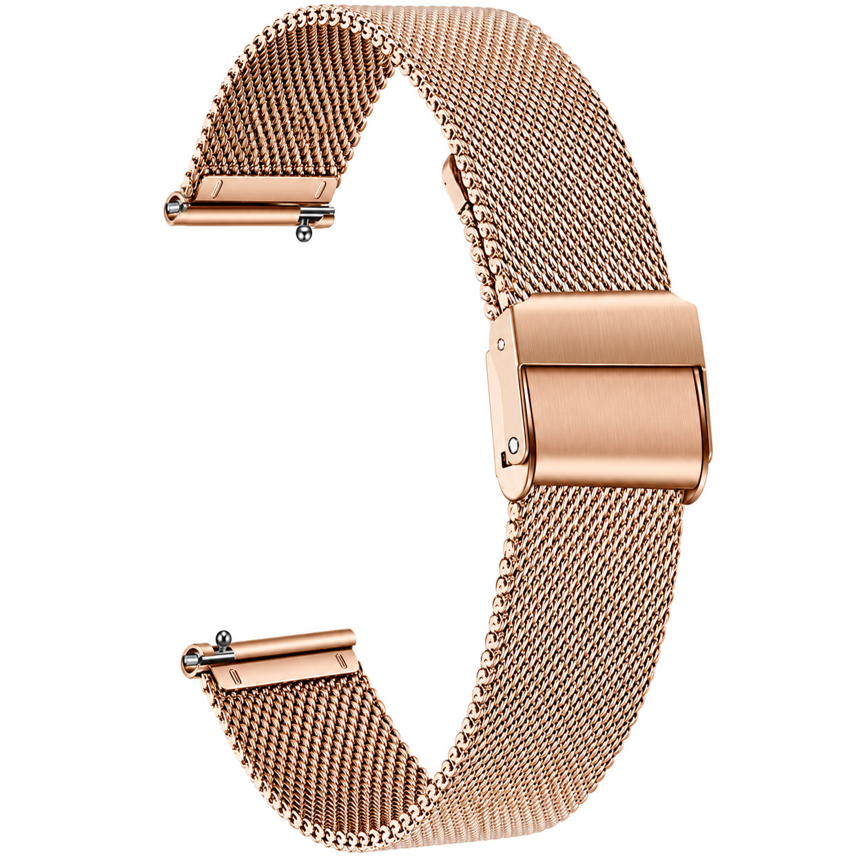 Bransoleta - siatka mesh RBN IPS/IPG - Rosegold- 14mm złota