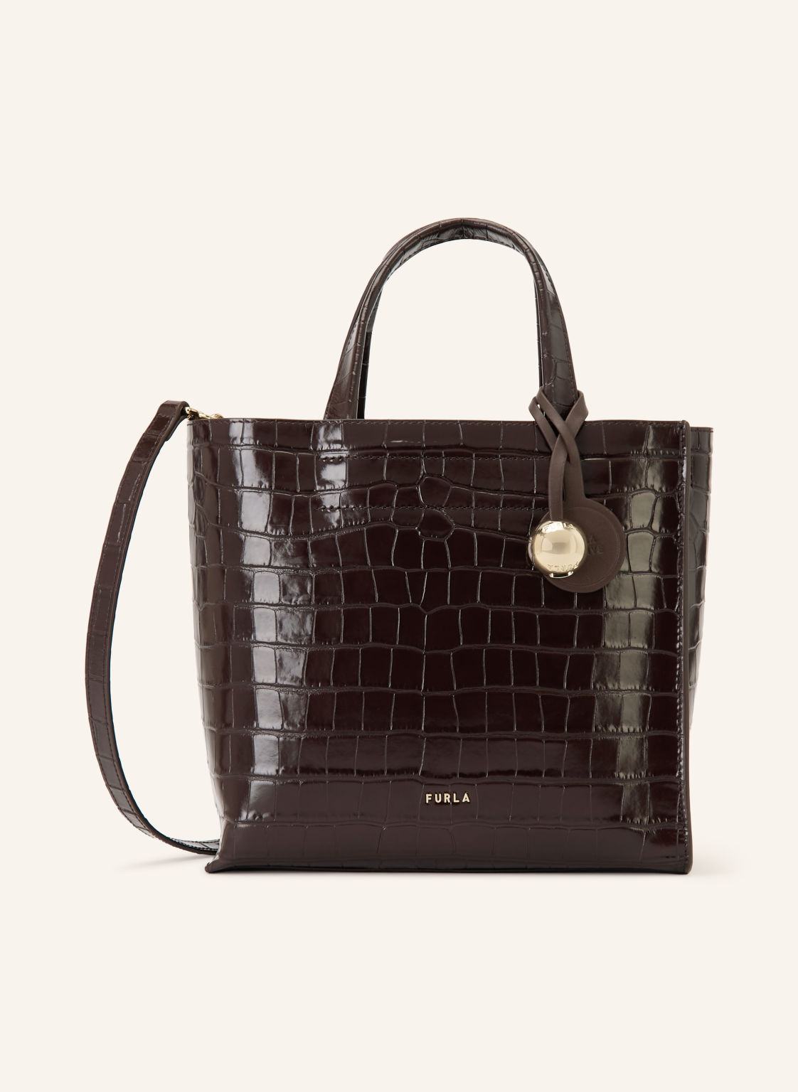Furla Shopperka Na Zakupy Divide It Small braun