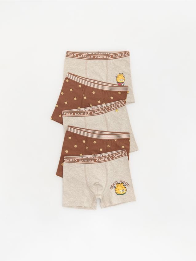 Reserved - Bokserki Garfield 5 pack - beżowy