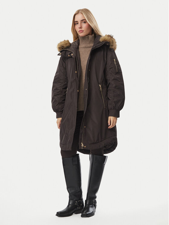 Liu Jo Kurtka zimowa WF6064 T714A Brązowy Regular Fit