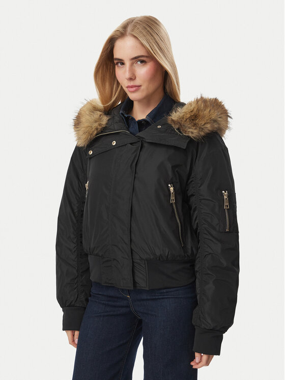 Liu Jo Kurtka zimowa WF6071 T714A Czarny Regular Fit