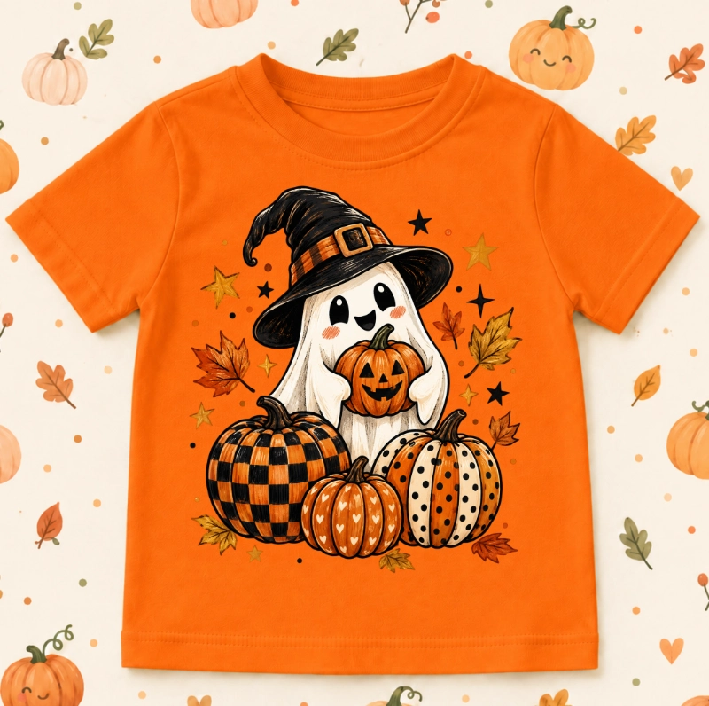 Pomarańczowa Koszulka na DZIEŃ DYNI / halloween