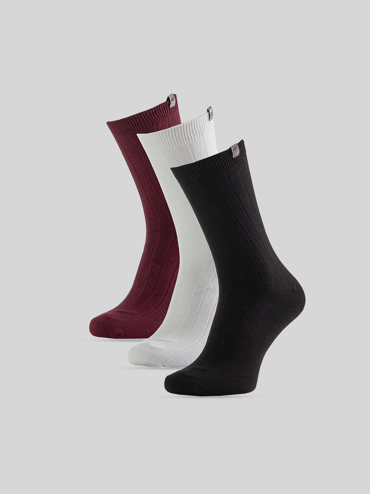 4F Skarpetki długie (3-pack) damskie - multikolor 39-42