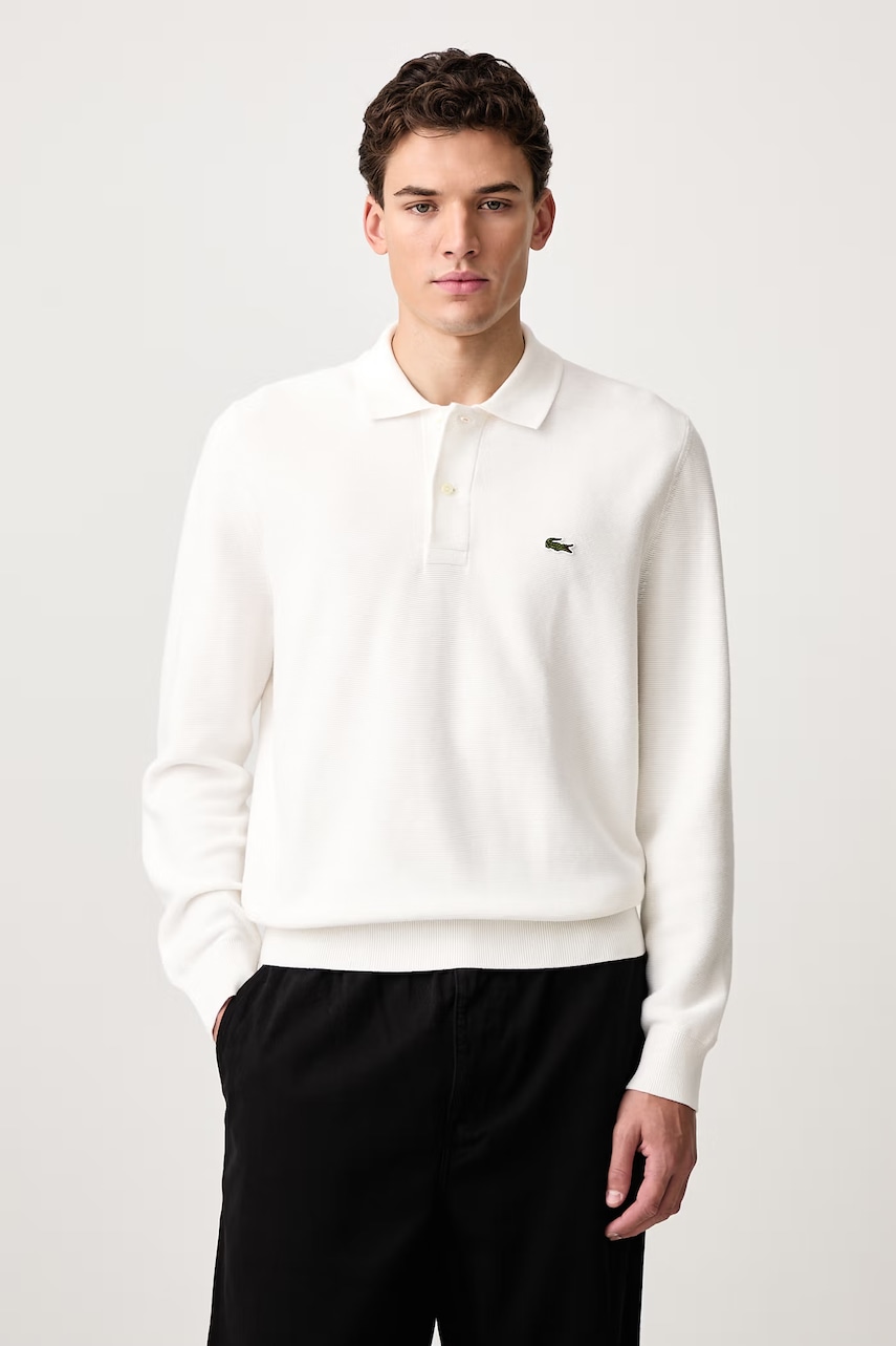 Lacoste sweter bawełniany męski