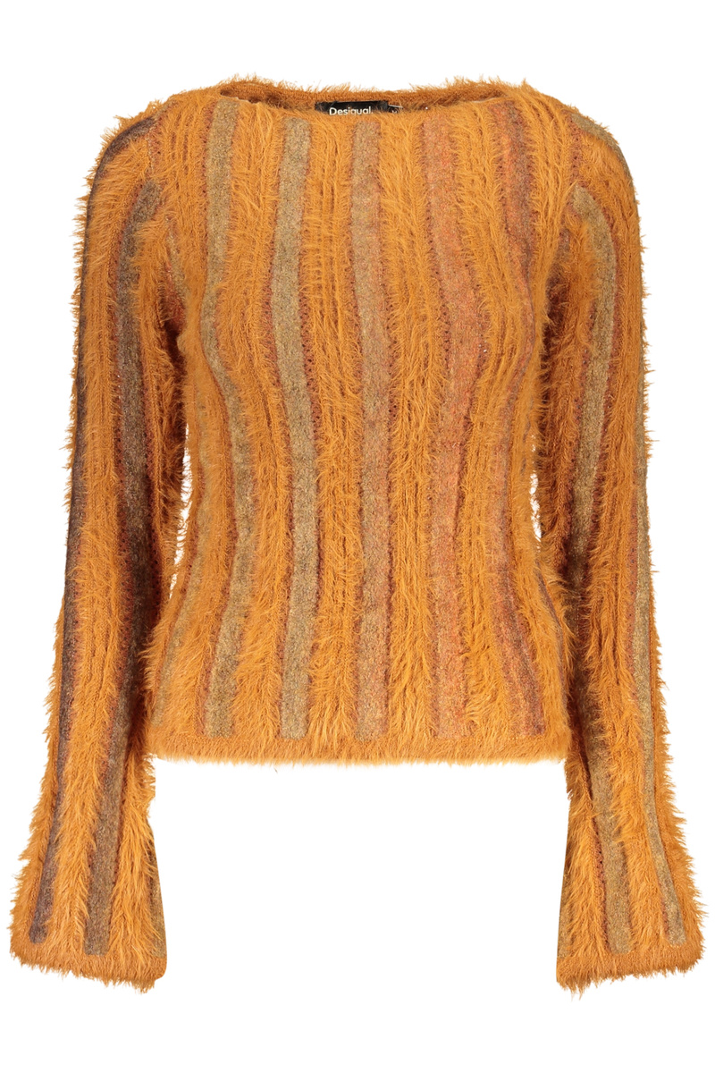 Pomarańczowy sweter damski Desigual 26WWJF41HUAHUA