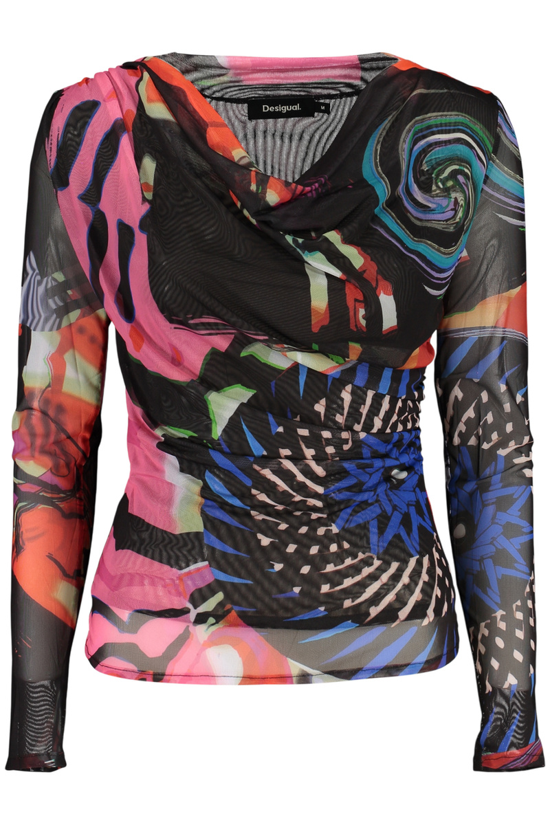 Czarny sweter damski Desigual 26WWTK11GALAXIA