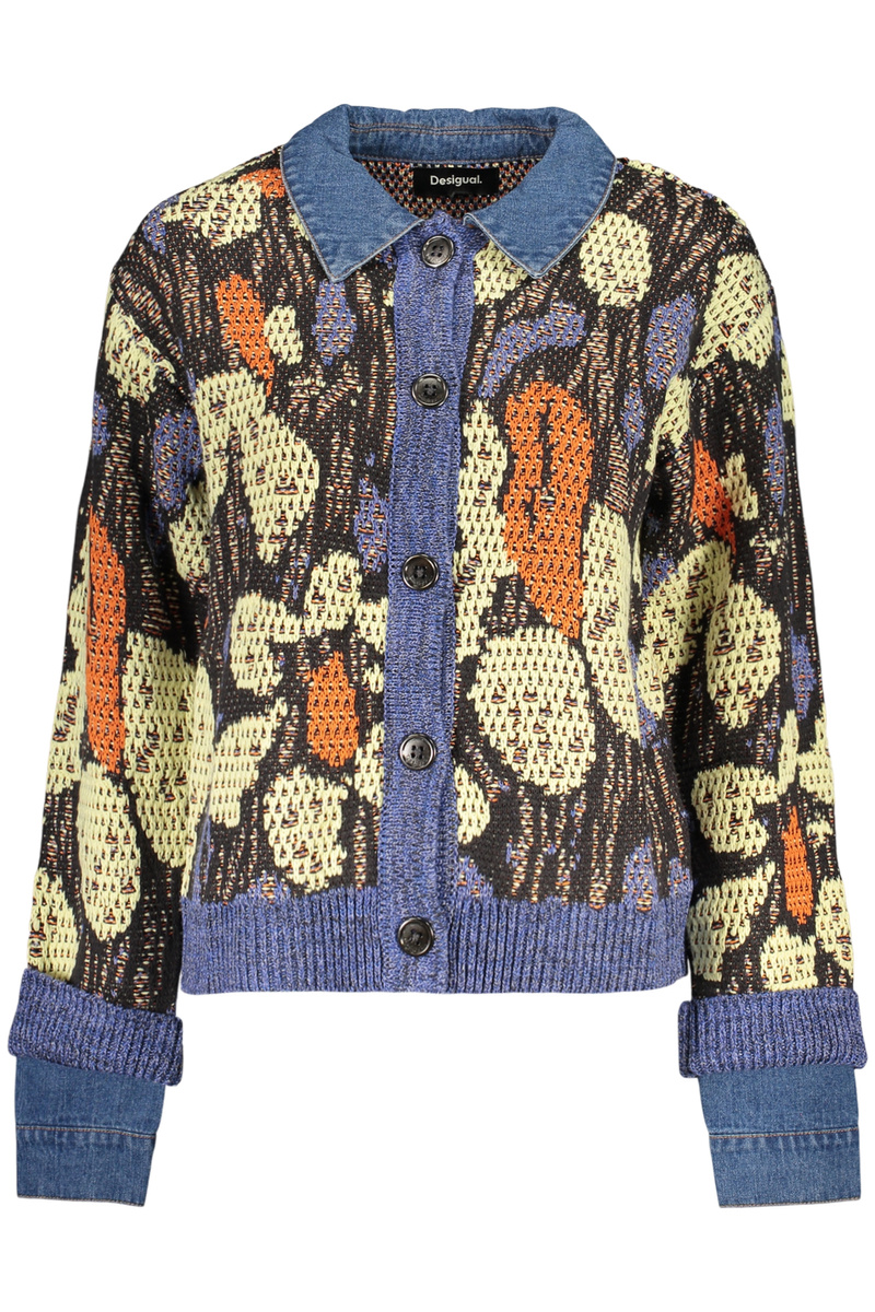 Niebieski sweter damski Desigual 26WWJF47VINIL