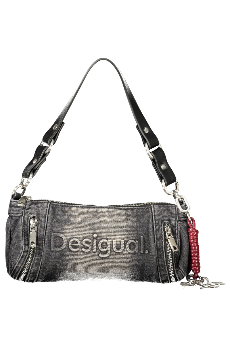 Czarna torebka damska Desigual Half Logo Denim Zarauz