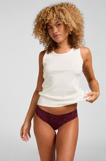 Hunkemöller Niewidoczne brazyliany Czerwony