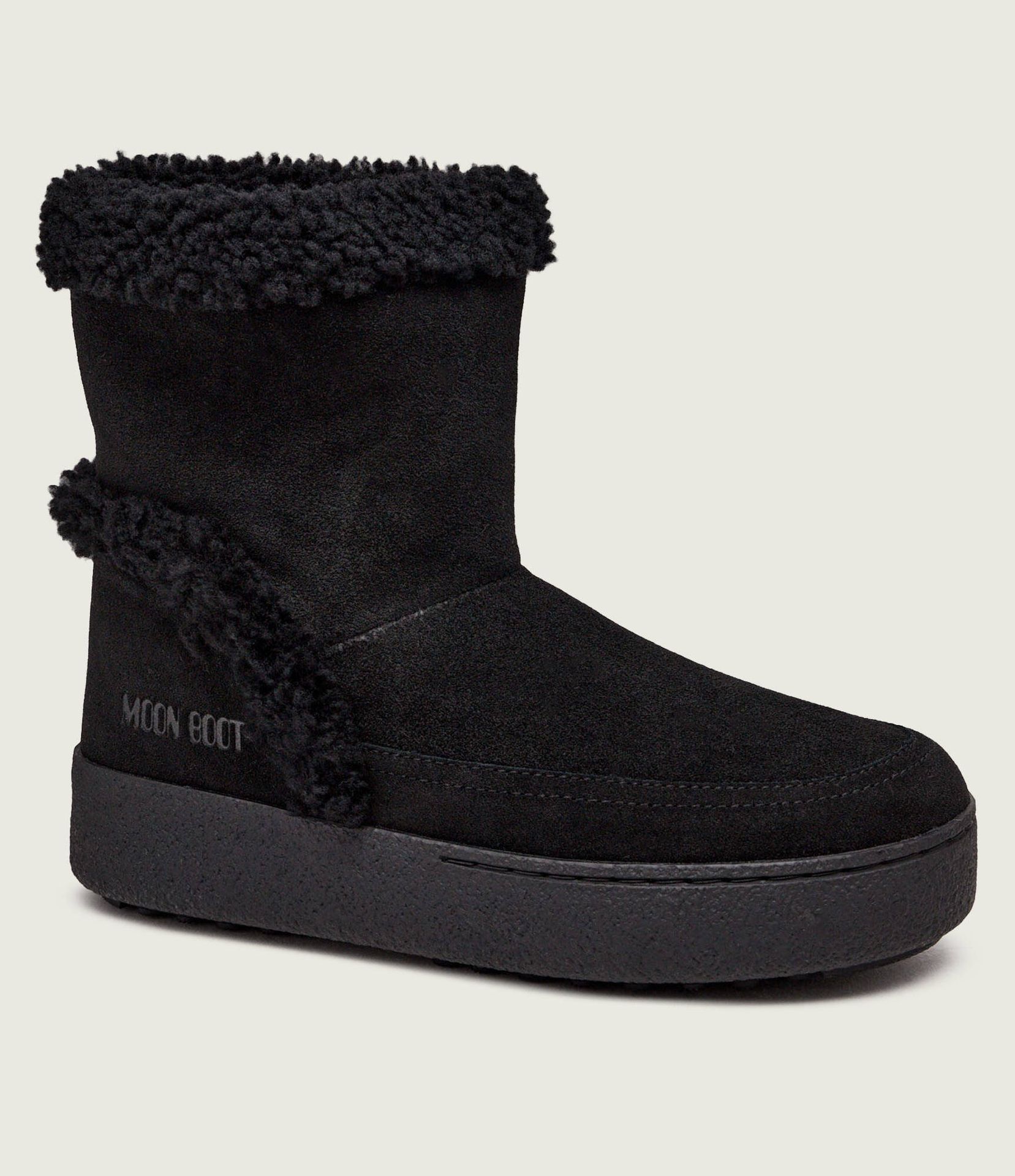 Moon Boot Śniegowce MB Ltrack Tina shearling zamsz