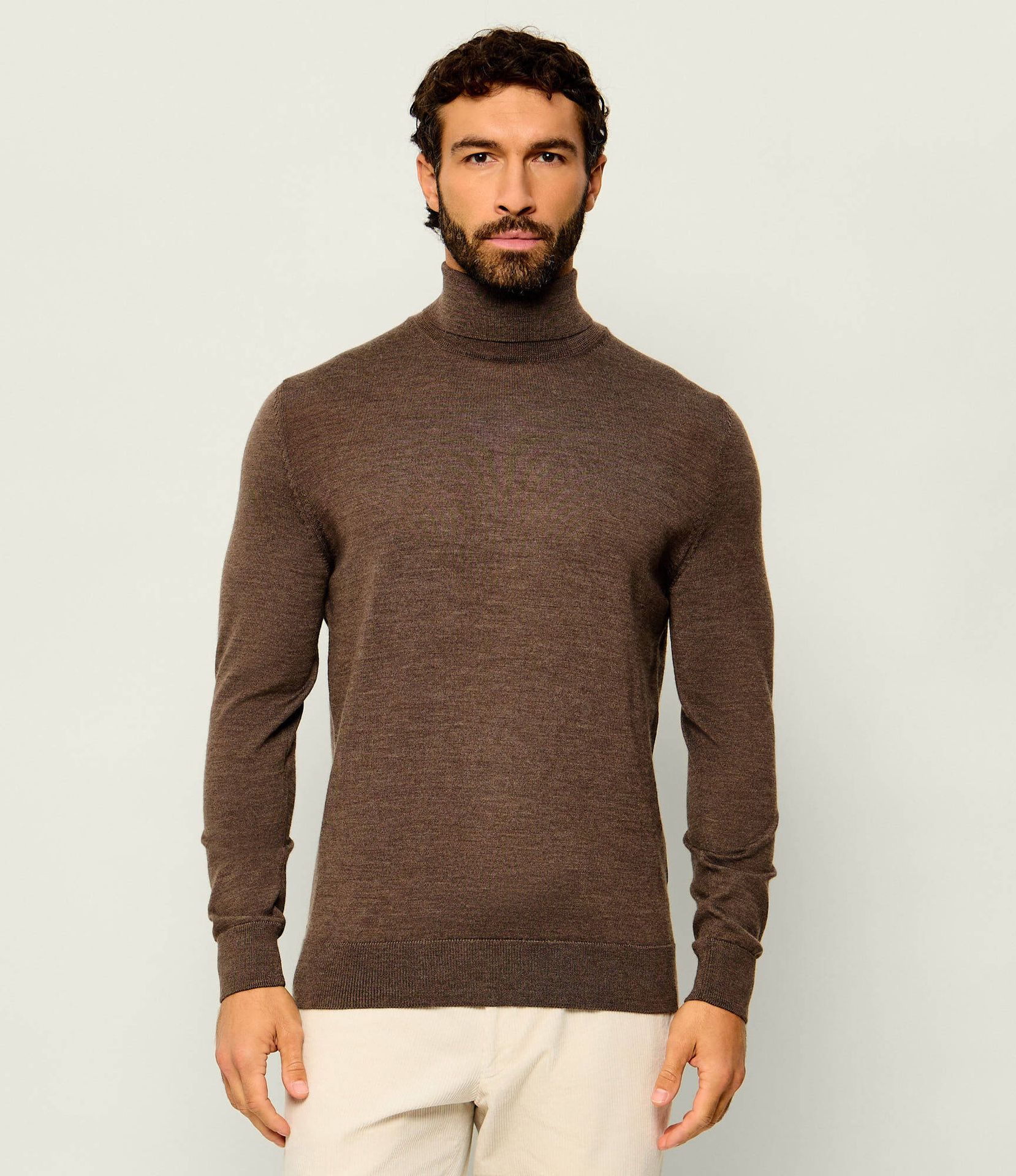 van Laack Wełniany golf vL-Saini-XX Regular Fit