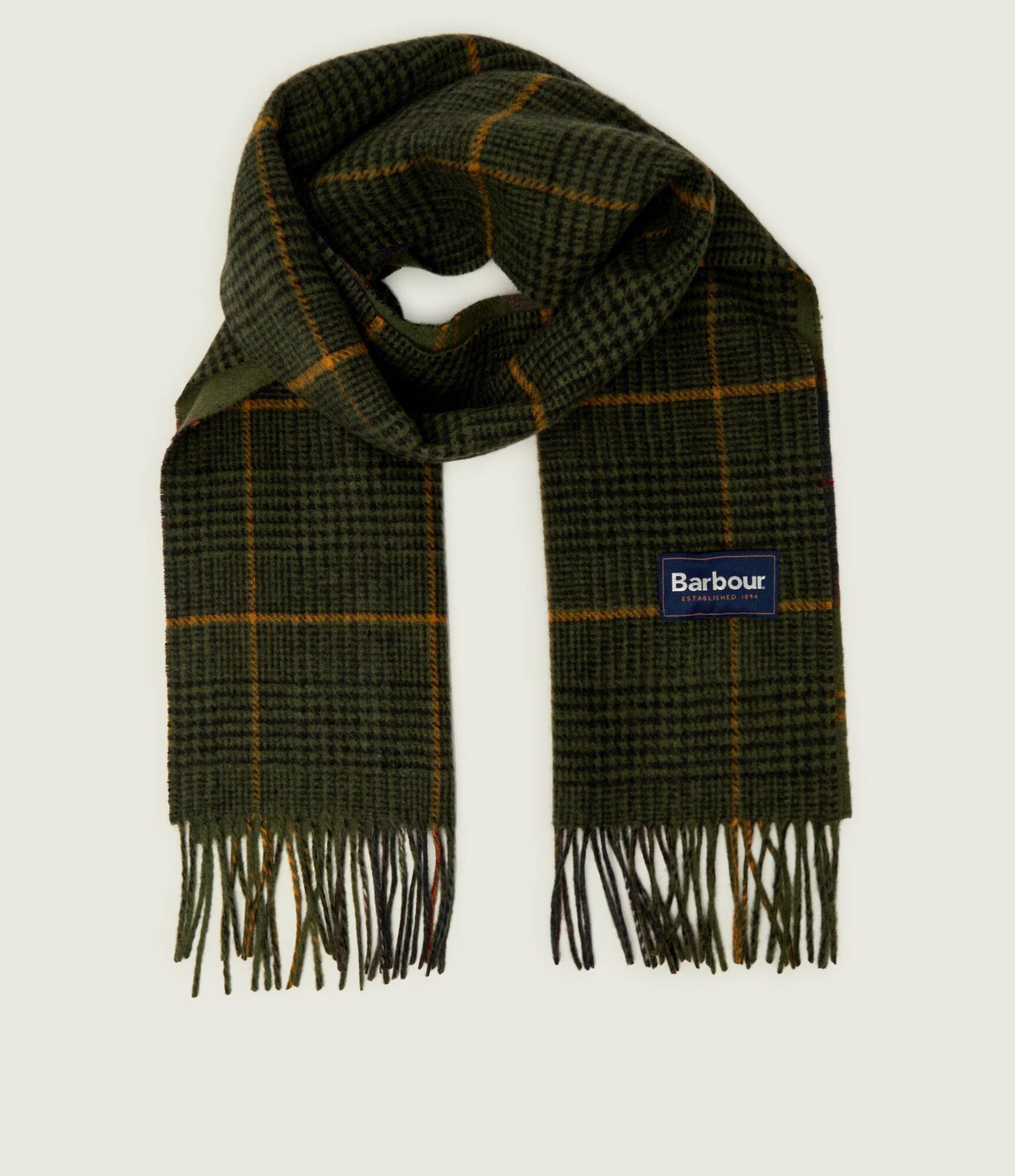 Barbour Wełniany szal Dramside Reversible