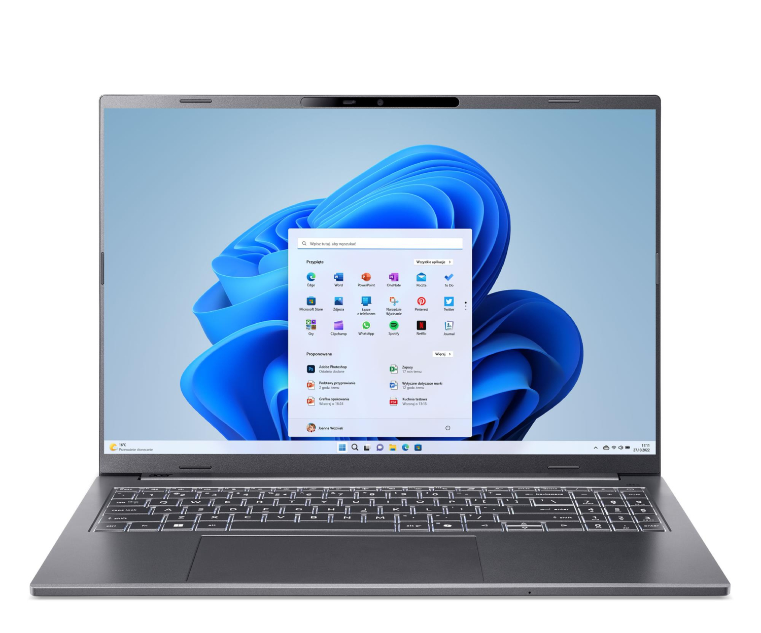 Acer Aspire 16 Ryzen AI 7-445/32GB/1TB/Win11 OLED NX.JWZEP.004
