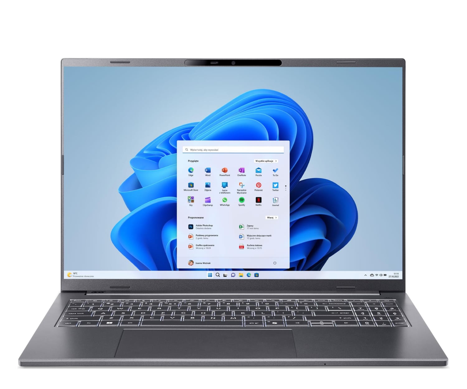 Acer Aspire 16 Ryzen AI 5-430/32GB/512/Win11 OLED NX.JWZEP.007