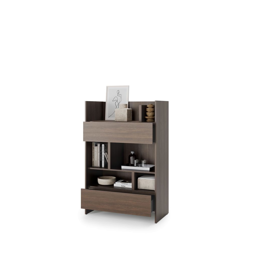 Regał Bed Concept BC-26 Rozmiar - 92x138x46 cm Kolor - Dąb dunin/Dąb dunin funkcjonalny do półkotapczanu