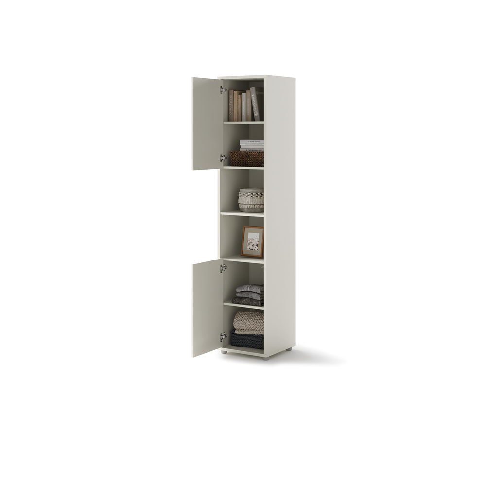 Szafka Bed Concept BC-08 45x218x46 cm Kaszmir do sypialni praktyczna nowoczesna