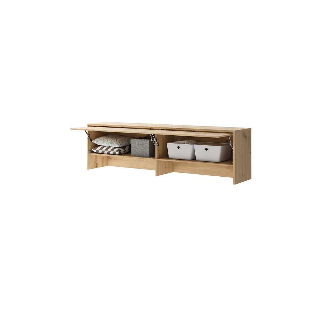 Nadstawka Bed Concept BC-09 do półkotapczanu BC-04 211x60x46 cm Dąb artisan element dodatkowy zabudowa sypialni