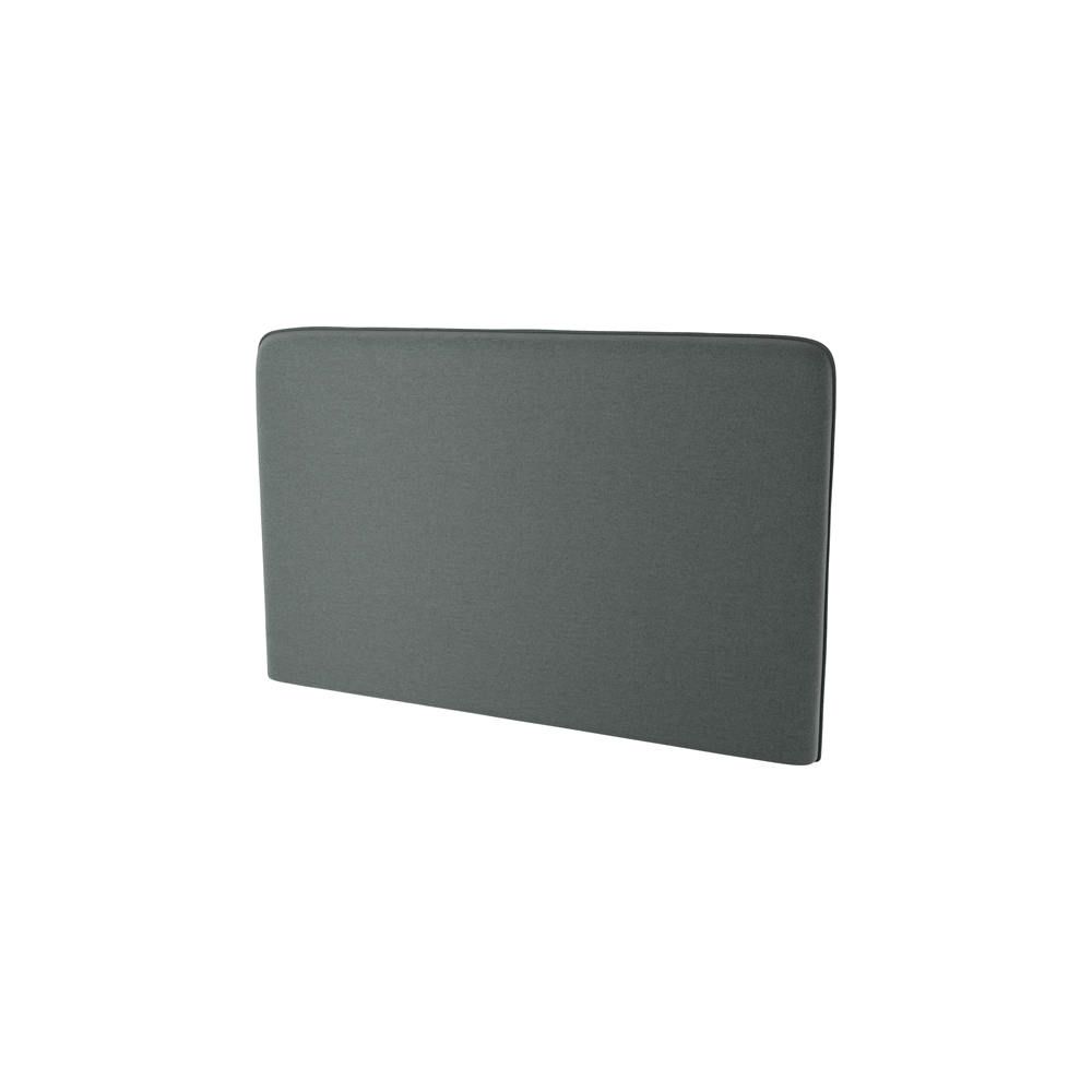 Zagłówek Bed Concept BC-32 do półkotapczanu BC-02 118x73x10 cm Grafit tapicerowany komfortowy do czytania
