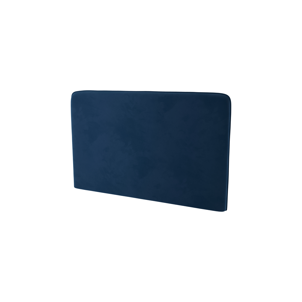 Zagłówek Bed Concept BC-32 do półkotapczanu BC-02 118x73x10 cm Granat tapicerowany komfortowy do czytania