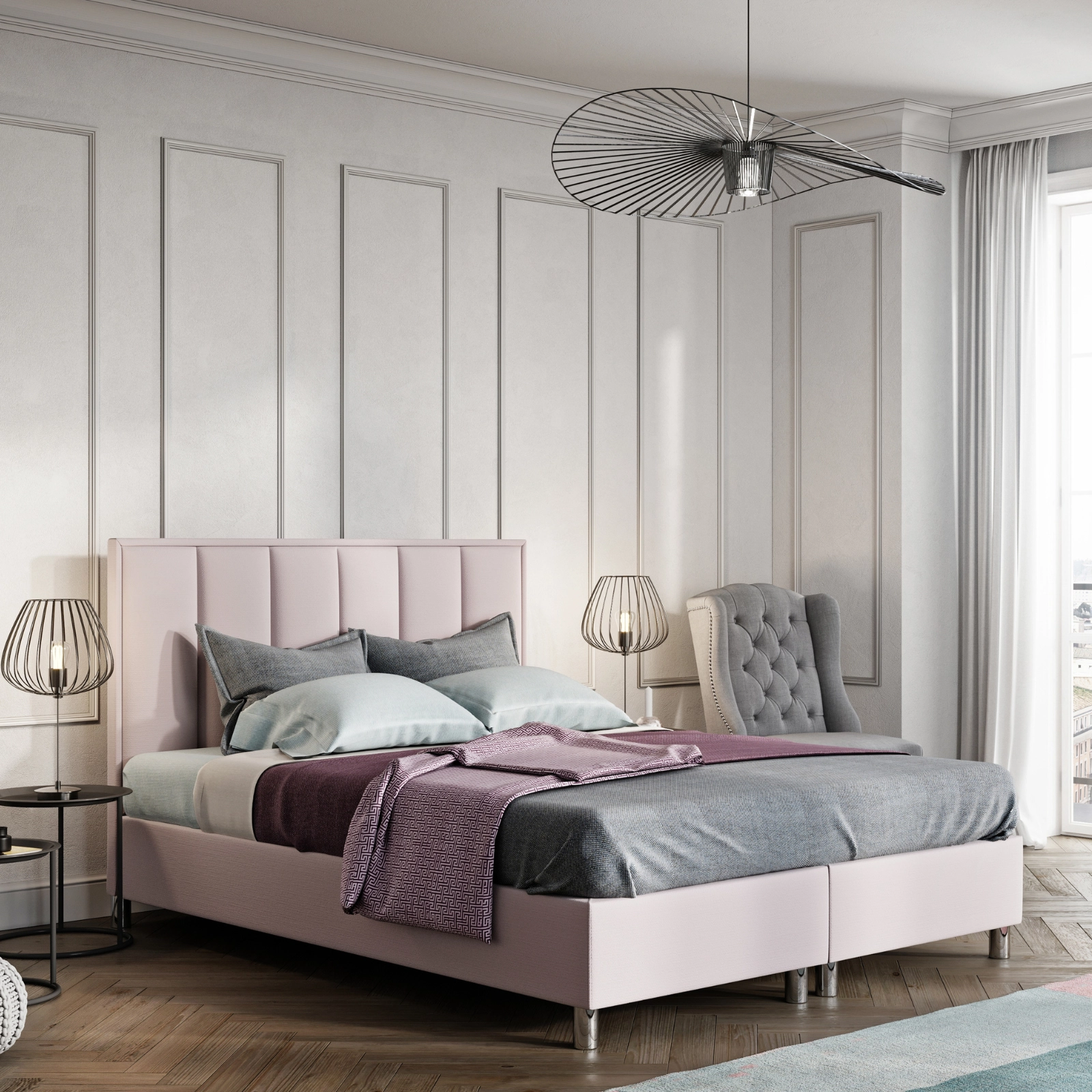 Łóżko Quaddro Vertical 140x200 grupa premium