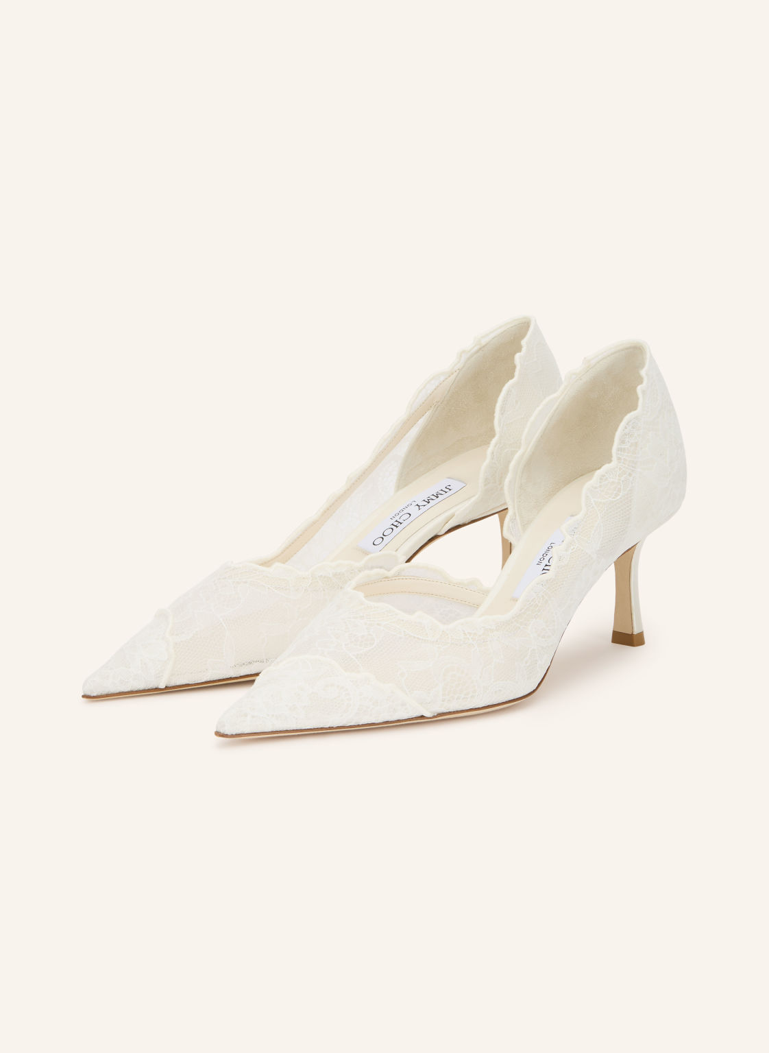 Jimmy Choo Czółenka Faiz 65 weiss