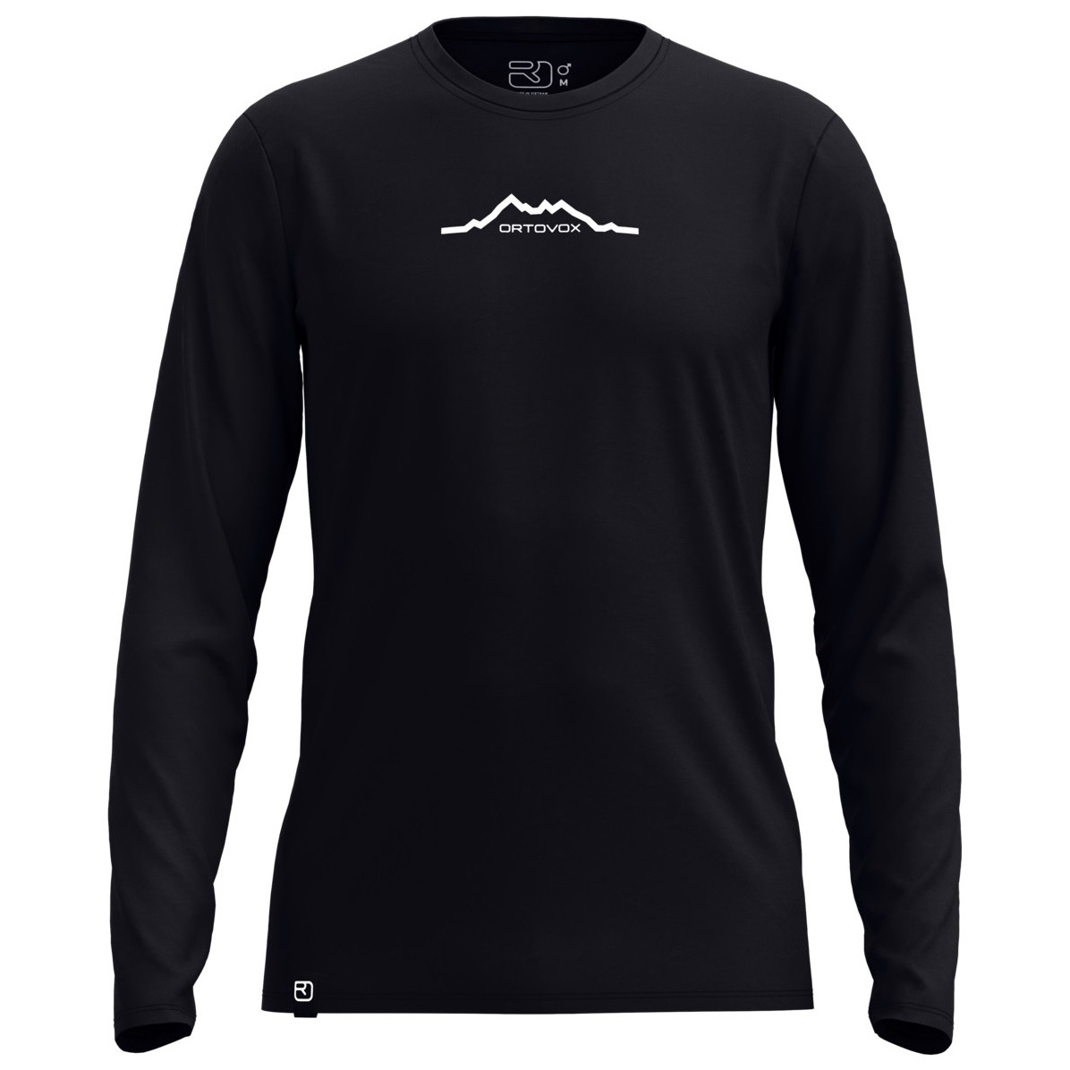Koszulka męska Ortovox 150 Cool Mountain Long sleeve Rozmiar: M / Kolor: czarny