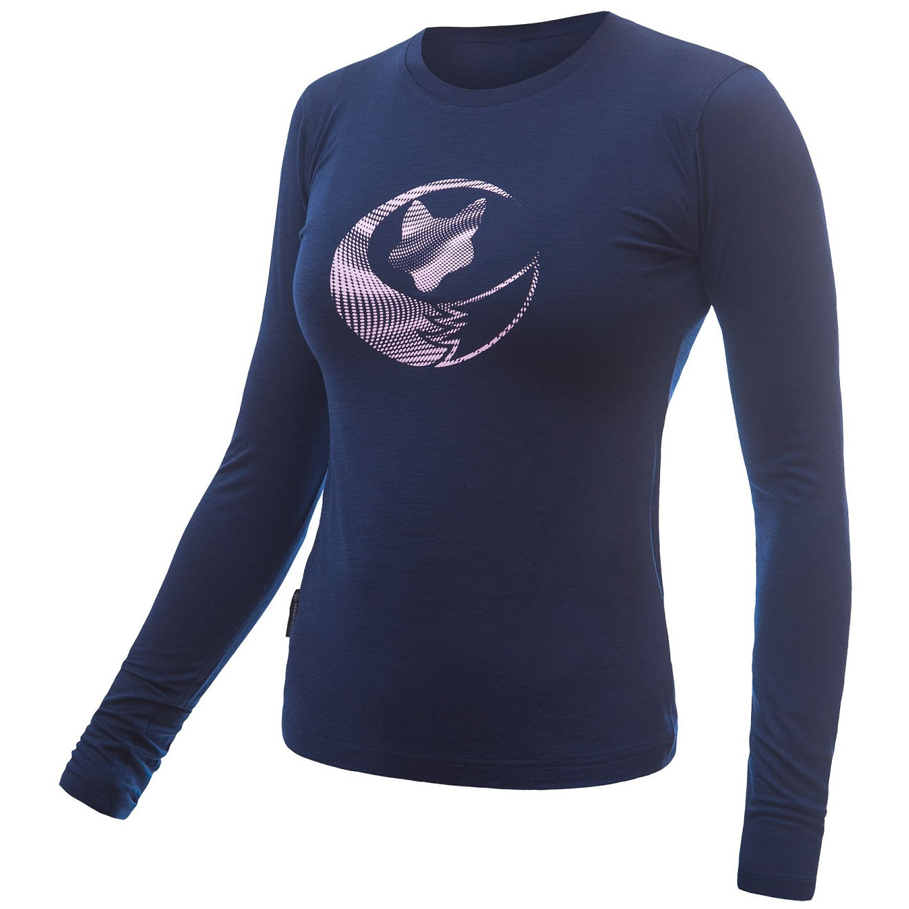 Koszulka damska Sensor Merino Active Pt Fox dl.rukáv Rozmiar: XL / Kolor: ciemnoniebieski