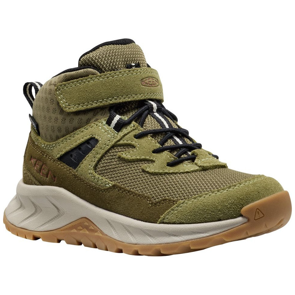 Buty dziecięce Keen Hightrail Mid Wp Children Dark Olive Rozmiar butów (UE): 30 / Kolor: zielony