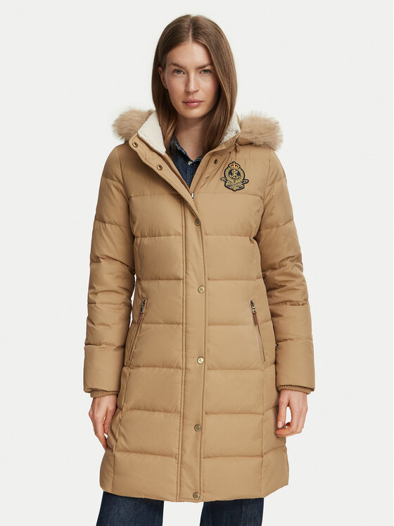 LAUREN RALPH LAUREN Kurtka puchowa 297P23455003 Brązowy Regular Fit
