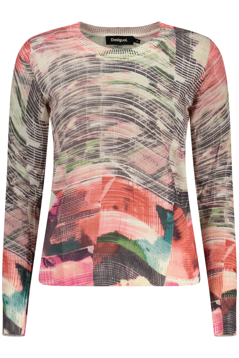 Biały sweter damski Desigual 26WWJF32