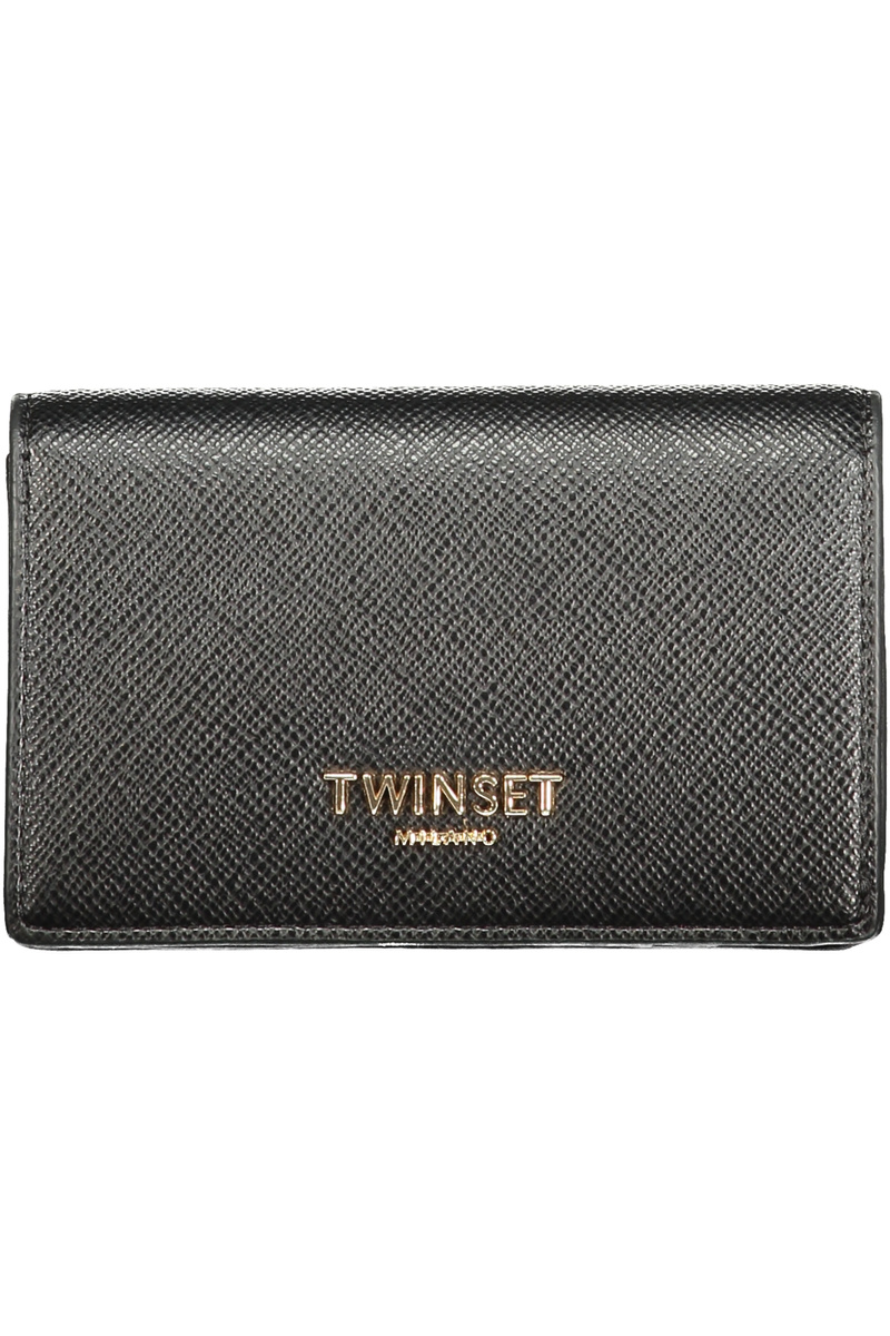 Czarny portfel damski TWINSET 262TL8032