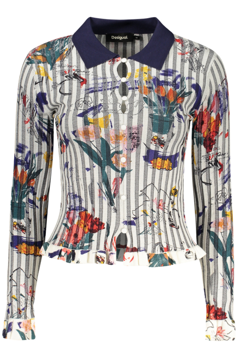 Biały sweter damski Desigual 26WWJF30