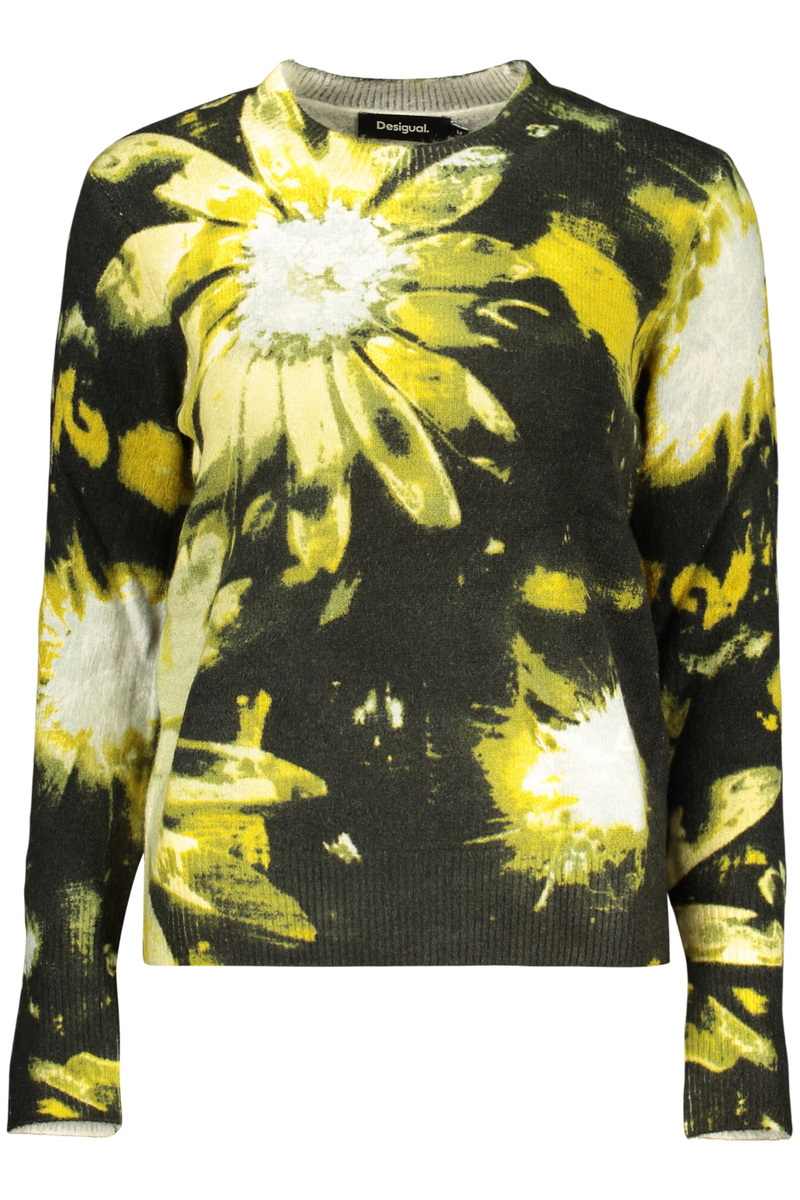 Czarny sweter damski Desigual 26WWJF40