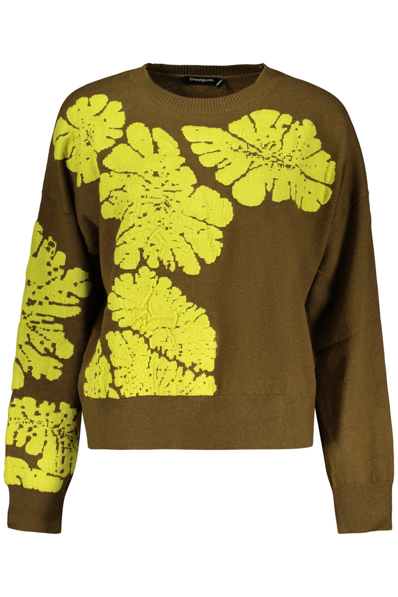 Zielony sweter damski Desigual 26WWJF09