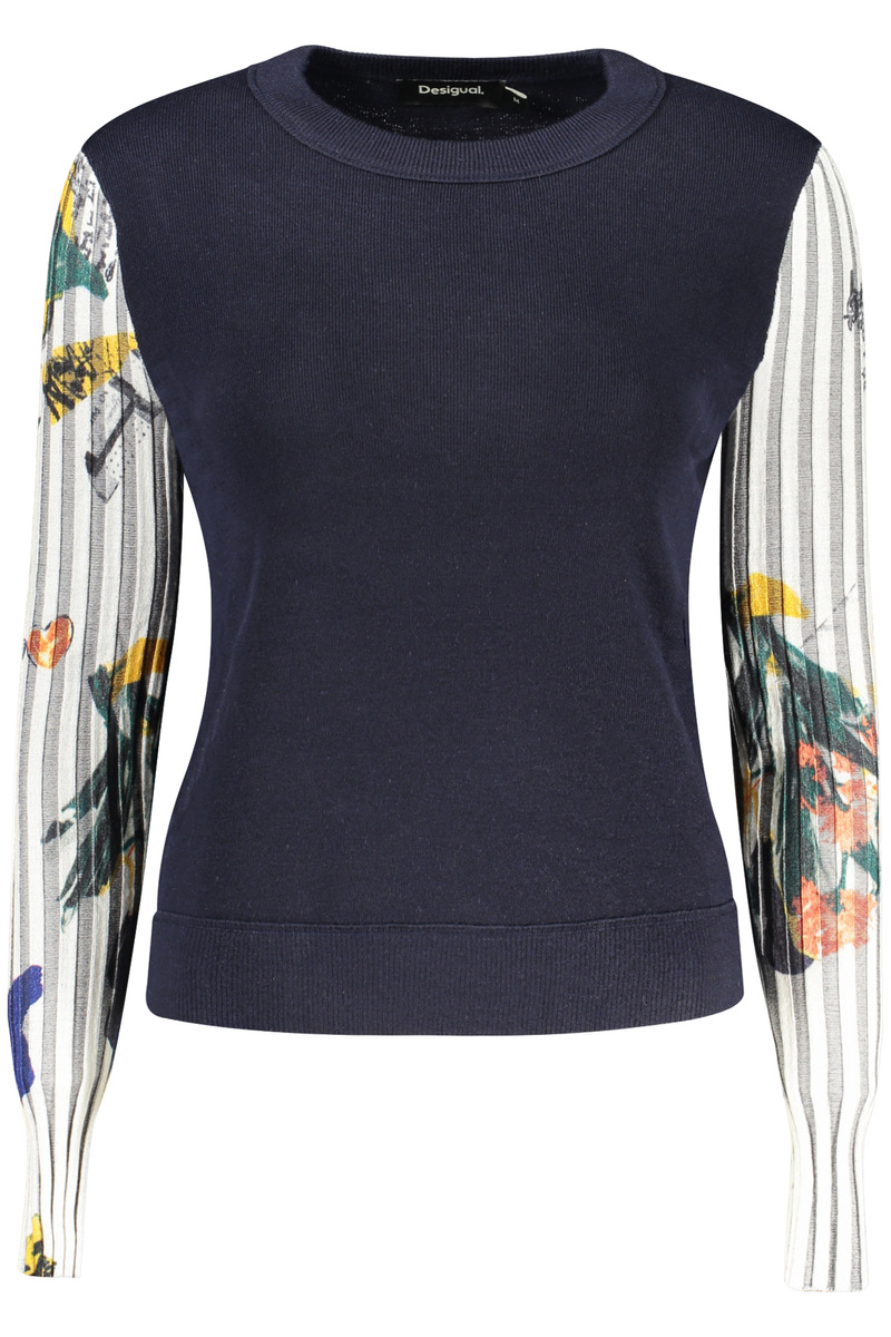 Niebieski sweter damski Desigual 26WWJF28