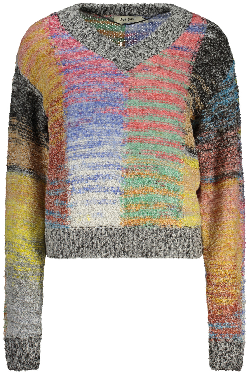 Żółty sweter damski Desigual 26WWJF25