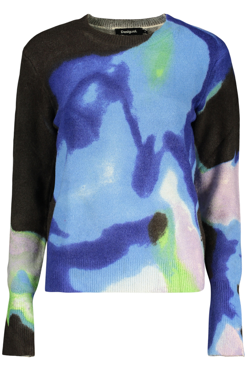 Niebieski sweter damski Desigual 26WWJF03
