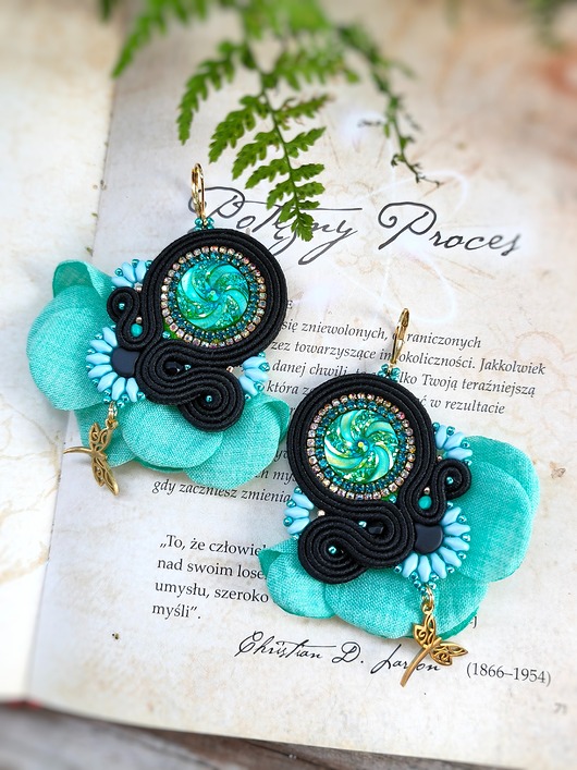 Kolczyki sutasz Penelope Turquoise