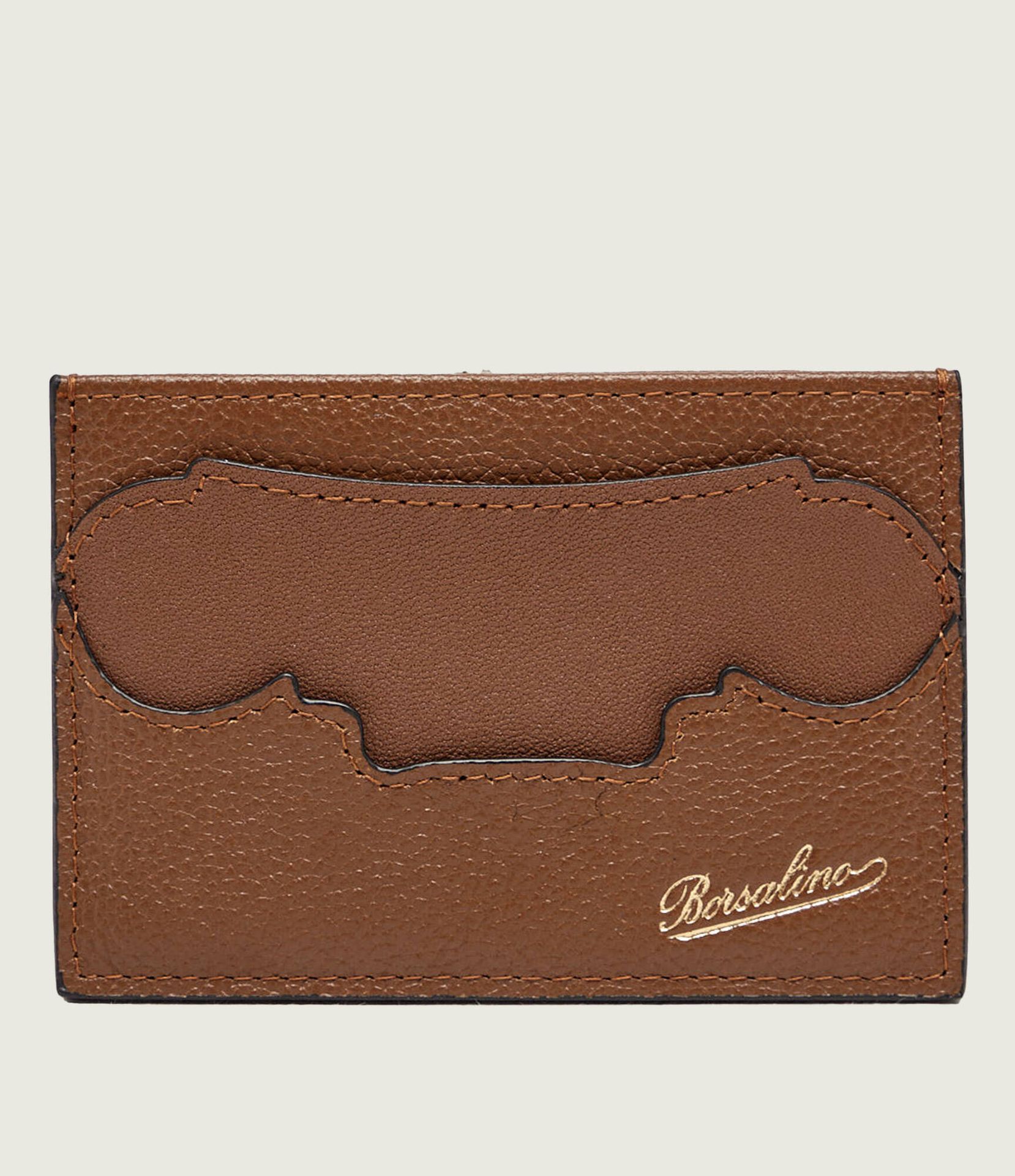 BORSALINO Skórzane etui na karty