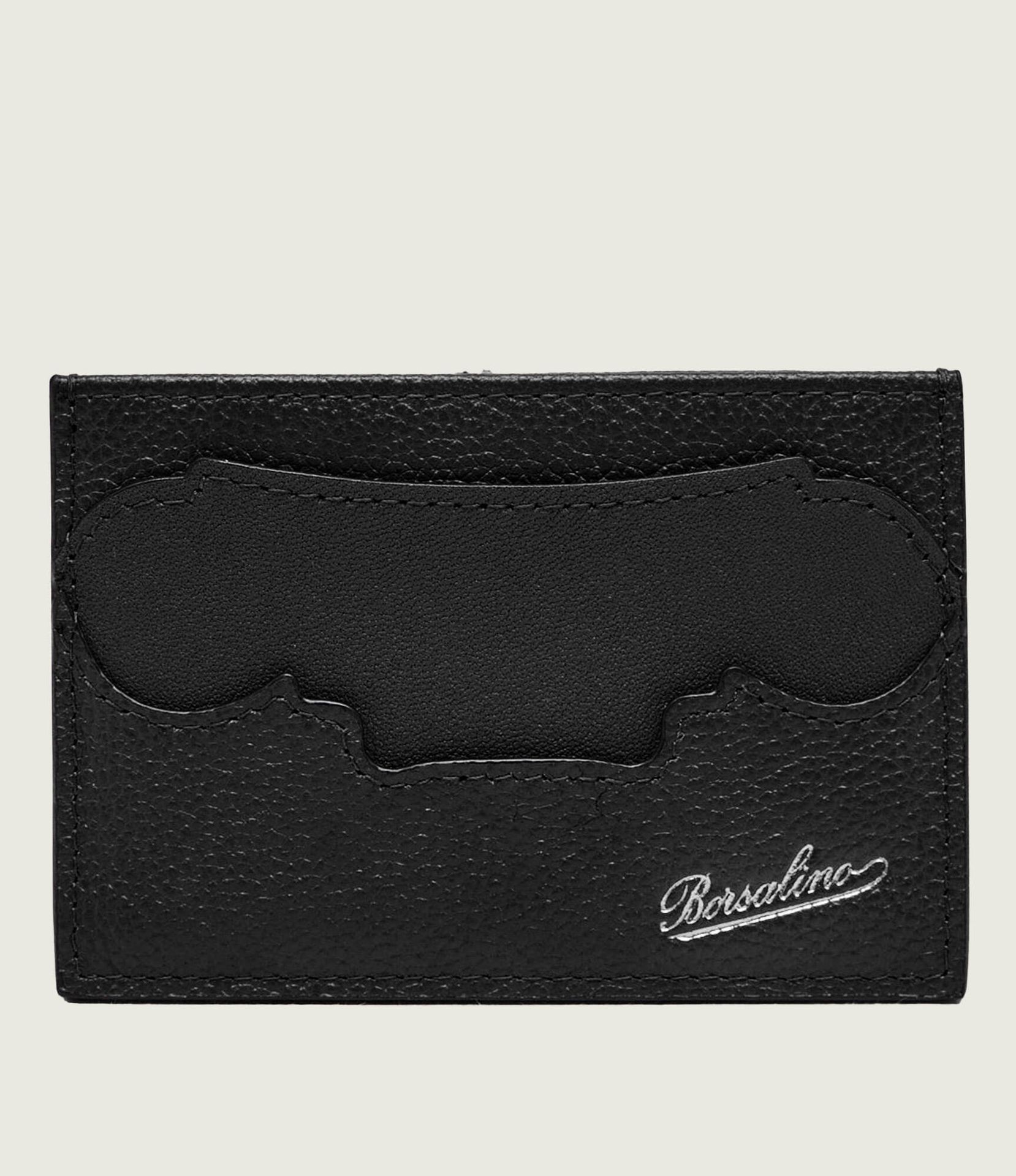 BORSALINO Skórzane etui na karty