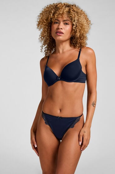 Hunkemöller Brazyliany Highleg Pamela Niebieski